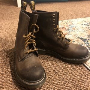 Brown Doc Marten Boots